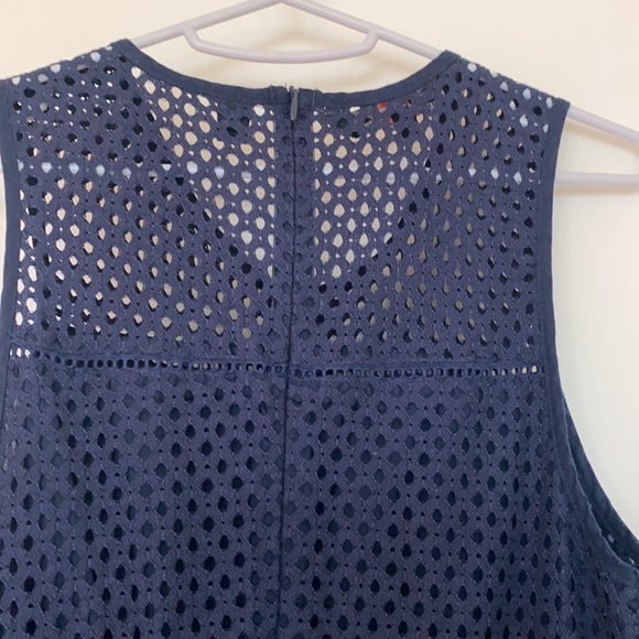 Superdry dress, navy color, size S. Like new - Picture 3 of 4